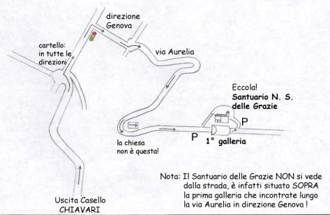 come raggiungere la chiesa:mappa